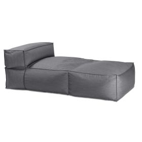 Baya Outdoor Chaise - Luxurious Chaise Sun Lounger for Poolside or Hospitality (Option: Charcoal)