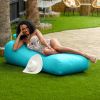 Arlo Outdoor Bean Bag Sun Lounger - Pool and Patio Chaise Recliner
