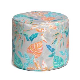 Jaxx Spring Outdoor Ottoman (Option: Tahitian Turquoise)