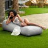 Arlo Outdoor Bean Bag Sun Lounger - Pool and Patio Chaise Recliner