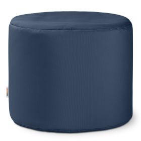 Jaxx Spring Indoor / Outdoor Bean Bag Pouf Ottoman (Option: Navy)