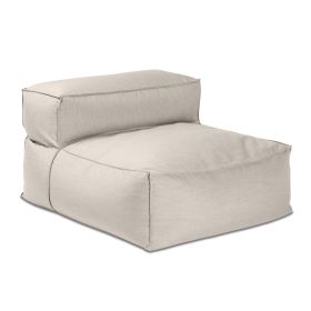Baya Outdoor Center Seat - Luxurious Oversized European Style Outdoor Soft Seating (Option: Sunbrella Silver)