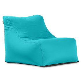 Jaxx Ponce Outdoor Bean Bag Chair - Weather Resistant Patio and Poolside Lounge Seating (Option: Cancun Blue)
