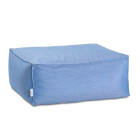Baya Outdoor Ottoman - Sunbrella (Option: Ocean Blue)