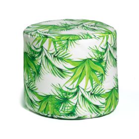 Jaxx Spring Outdoor Ottoman (Option: Caribbean Palms)