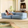 Baya Outdoor Modular Loveseat - Luxurious Soft Seating for Poolside or Hospitality