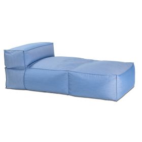 Baya Outdoor Chaise - Luxurious Chaise Sun Lounger for Poolside or Hospitality (Option: Ocean Blue)