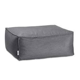 Baya Outdoor Ottoman - Sunbrella (Option: Charcoal)