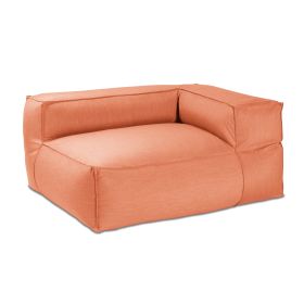 Baya Outdoor Left Corner - Sunbrella (Option: Coral)