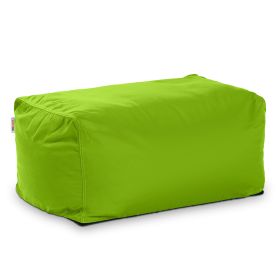 Jaxx Leon Outdoor Bean Bag Ottoman (Option: Lime Green)