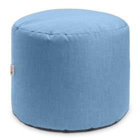 Jaxx Spring Indoor / Outdoor Bean Bag Pouf Ottoman (Option: Sunbrella Ocean)