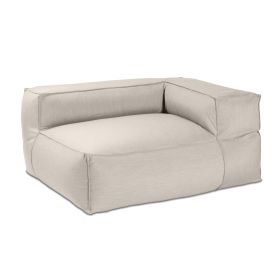 Baya Outdoor Left Corner - Sunbrella (Option: Silver)