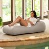 Arlo Outdoor Bean Bag Sun Lounger - Pool and Patio Chaise Recliner