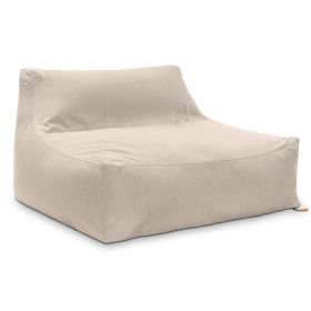 Jaxx Lavista Outdoor Bean Bag Loveseat/Modern Patio Sofa (Option: Sunbrella Flax)
