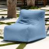 Jaxx Ponce Outdoor Bean Bag Chair - Weather Resistant Patio and Poolside Lounge Seating